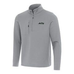 New York Jets Antigua Insider Quarter-Zip Pullover Top | NFL Discount