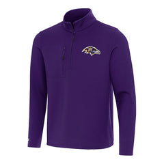 Baltimore Ravens Antigua Insider Quarter-Zip Pullover Top | NFL US