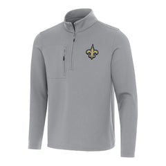 New Orleans Saints Antigua Insider Quarter-Zip Pullover Top | NFL Hot