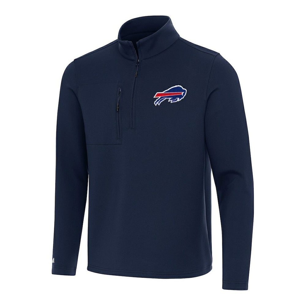 Buffalo Bills Antigua Insider Quarter-Zip Pullover Top | NFL Discount