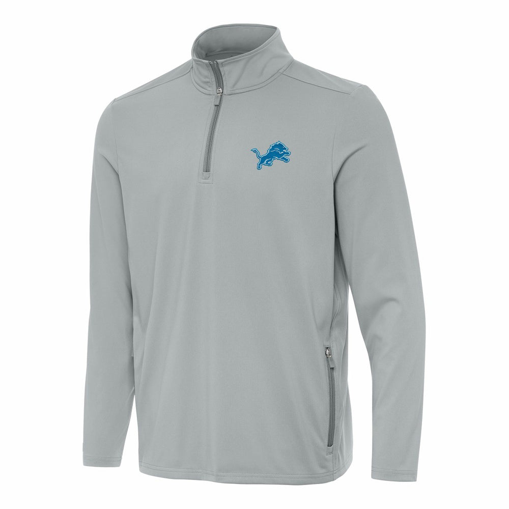 Detroit Lions Antigua Perilous Quarter-Zip Pullover Top | NFL US