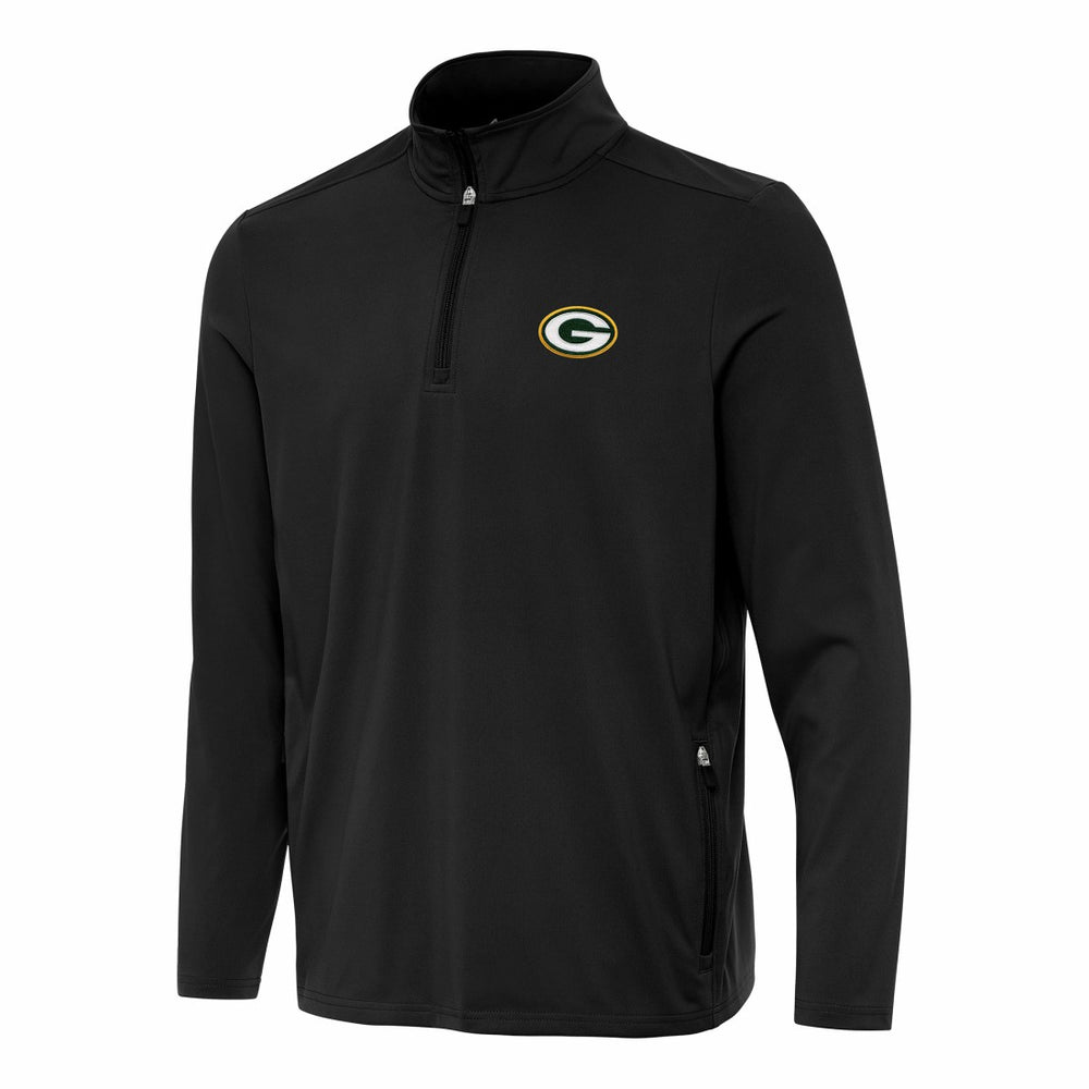 Green Bay Packers Antigua Perilous Quarter-Zip Pullover Top | NFL Online