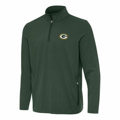 Green Bay Packers Antigua Perilous Quarter-Zip Pullover Top | NFL Online