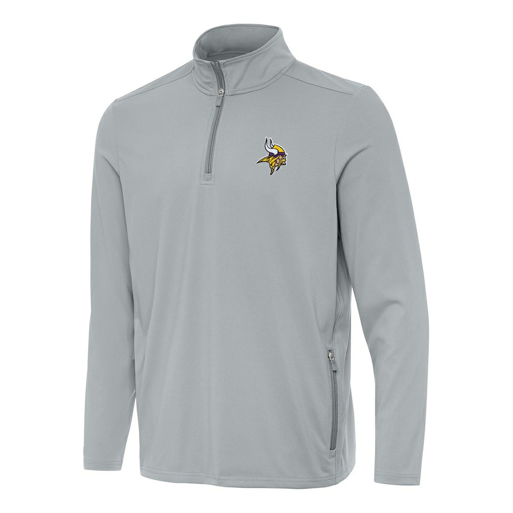 Minnesota Vikings Antigua Perilous Quarter-Zip Pullover Top | NFL On sale