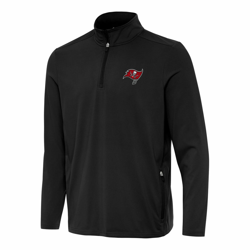 Tampa Bay Buccaneers Antigua Perilous Quarter-Zip Pullover Top | NFL Discount