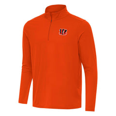 Cincinnati Bengals Antigua Intent Quarter-Zip Pullover Top | NFL Outlet