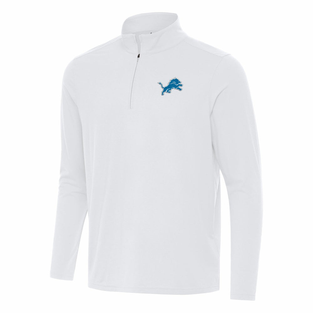 Detroit Lions Antigua Intent Quarter-Zip Pullover Top | NFL Outlet
