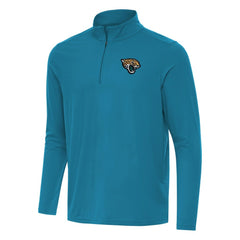 Jacksonville Jaguars Antigua Intent Quarter-Zip Pullover Top | NFL New
