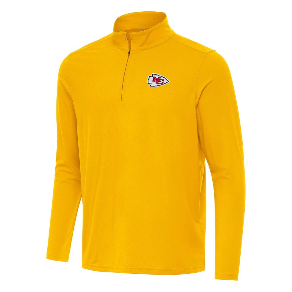 Kansas City Chiefs Antigua Intent Quarter-Zip Pullover Top | NFL On sale