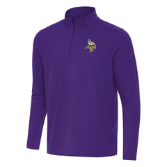 Minnesota Vikings Antigua Intent Quarter-Zip Pullover Top | NFL Hot