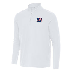 New York Giants Antigua Intent Quarter-Zip Pullover Top | NFL New