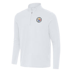 Pittsburgh Steelers Antigua Intent Quarter-Zip Pullover Top | NFL Online