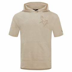 Minnesota Vikings Pro Standard Neutrals Capsule Short Sleeve Pullover Hoodie | NFL US