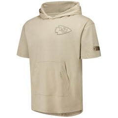 Kansas City Chiefs Pro Standard Neutrals Capsule Short Sleeve Pullover Hoodie | NFL Outlet