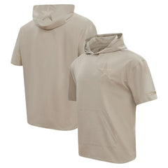 Dallas Cowboys Pro Standard Neutrals Capsule Short Sleeve Pullover Hoodie | NFL Outlet