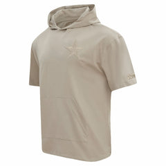 Dallas Cowboys Pro Standard Neutrals Capsule Short Sleeve Pullover Hoodie | NFL Outlet