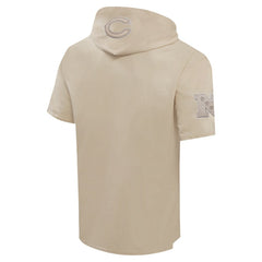 Chicago Bears Pro Standard Neutrals Capsule Short Sleeve Pullover Hoodie | NFL New