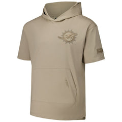 Miami Dolphins Pro Standard Neutrals Capsule Short Sleeve Pullover Hoodie | NFL Outlet