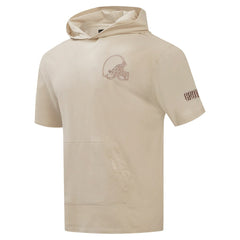 Cleveland Browns Pro Standard Neutrals Capsule Short Sleeve Pullover Hoodie | NFL Online