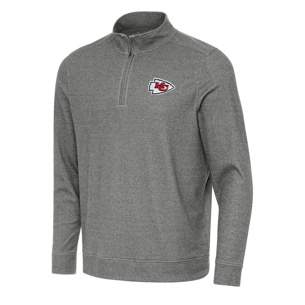 Kansas City Chiefs Antigua Subtle Quarter-Zip Top | NFL New