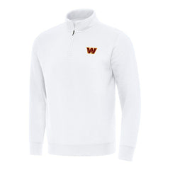 Washington Commanders Antigua Victory Quarter-Zip Pullover Top | NFL On sale