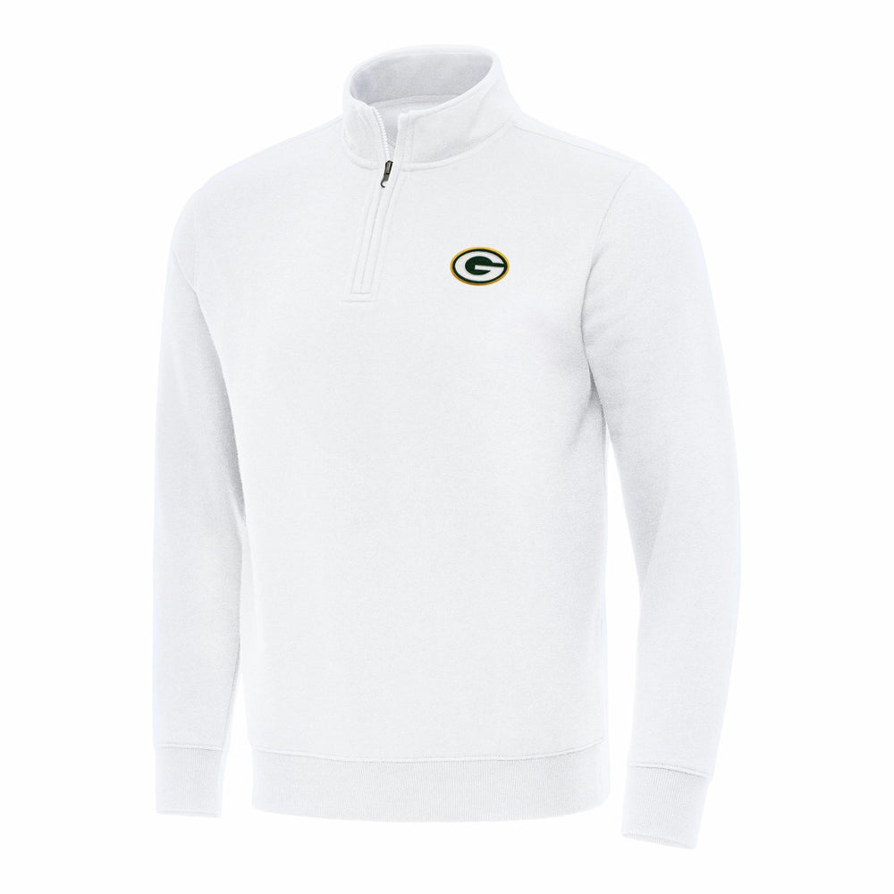 Green Bay Packers Antigua Victory Quarter-Zip Pullover Top | NFL Hot