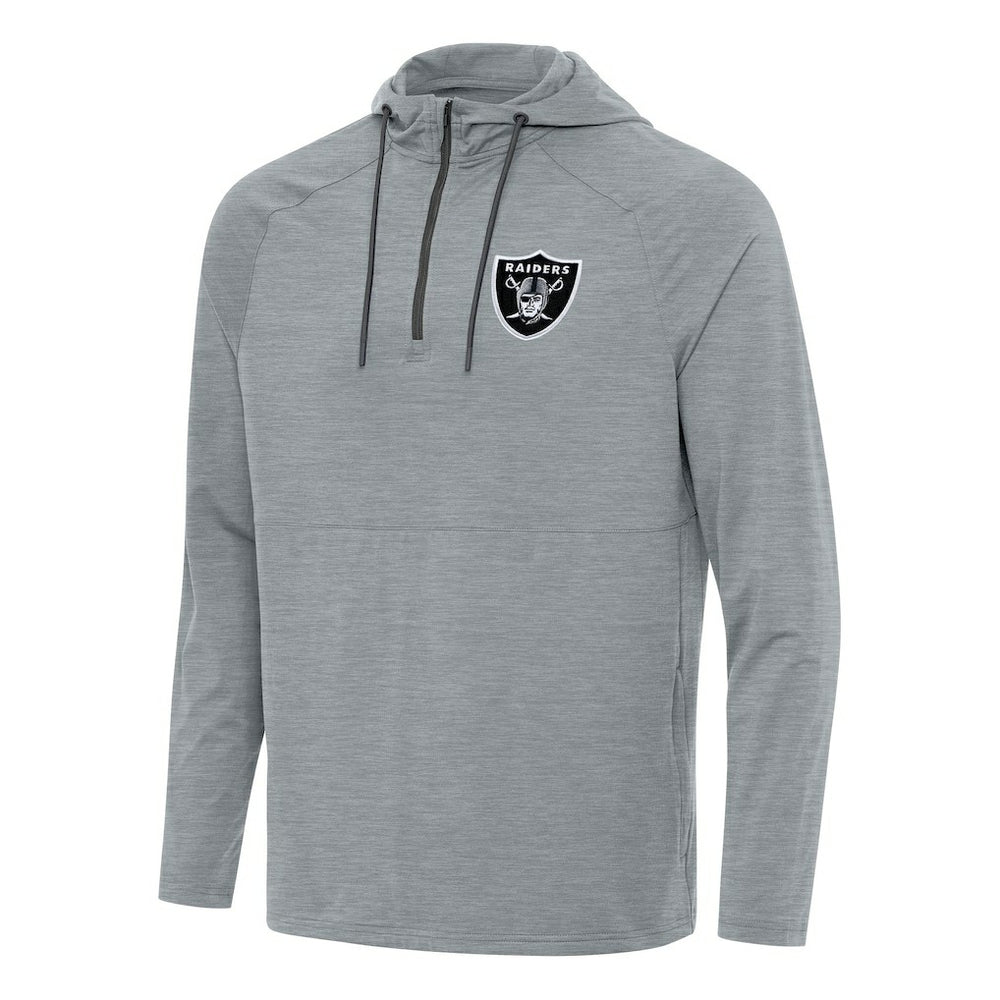 Las Vegas Raiders Antigua Spikes Quarter-Zip Pullover Hoodie | NFL Hot
