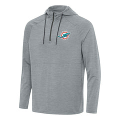 Miami Dolphins Antigua Spikes Quarter-Zip Pullover Hoodie | NFL US