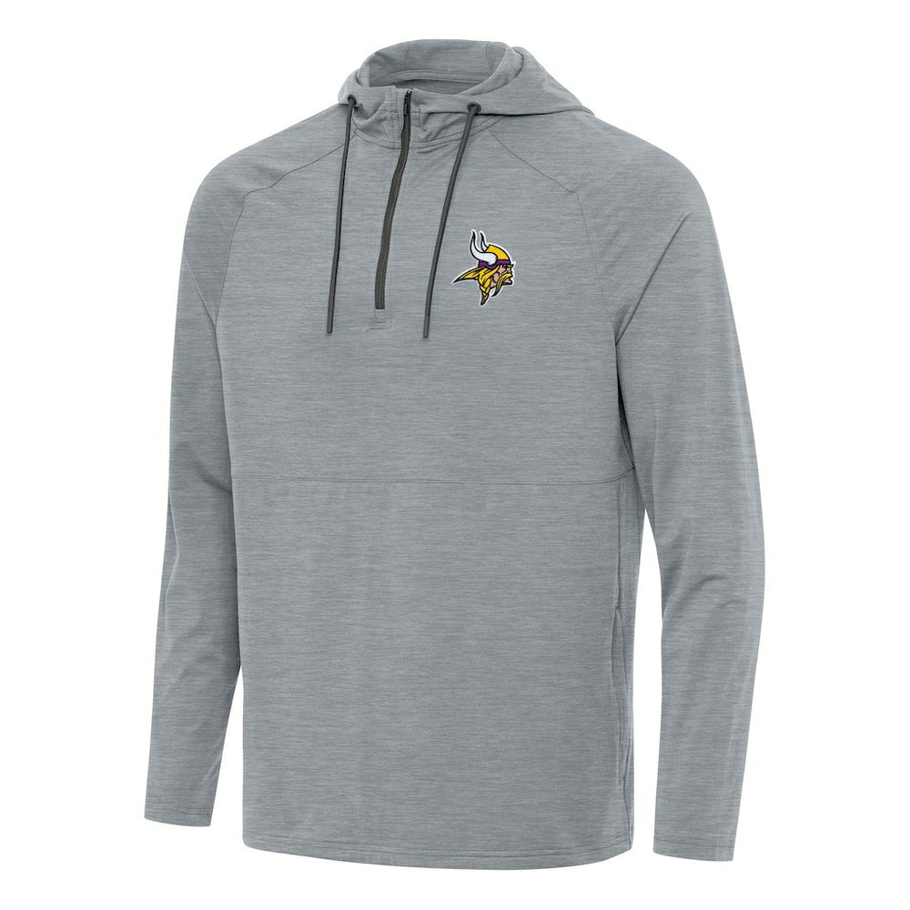 Minnesota Vikings Antigua Spikes Quarter-Zip Pullover Hoodie | NFL On sale