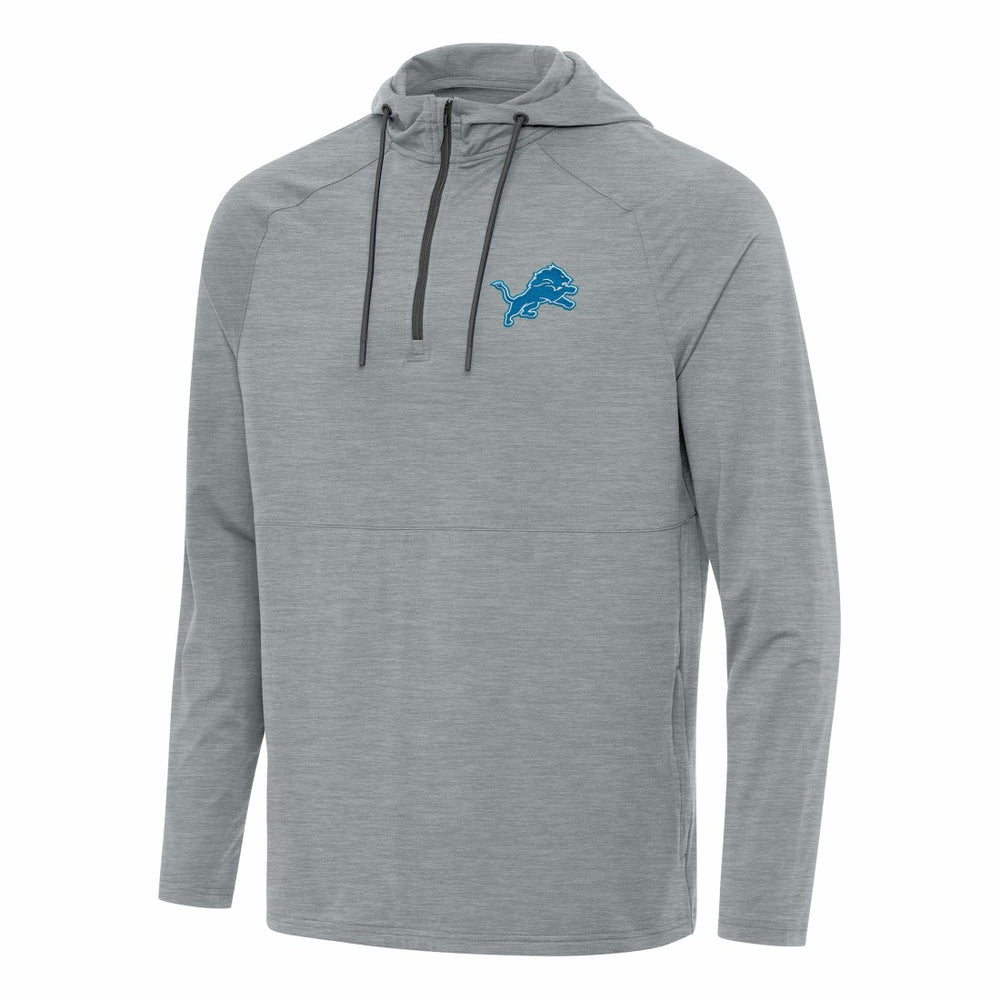 Detroit Lions Antigua Spikes Quarter-Zip Pullover Hoodie | NFL New