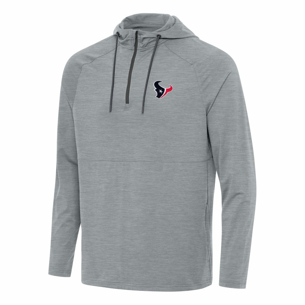Houston Texans Antigua Spikes Quarter-Zip Pullover Hoodie | NFL Outlet