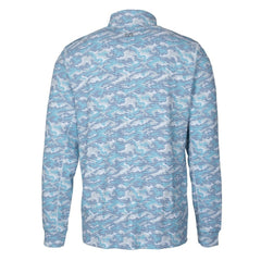 Detroit Tigers Cutter & Buck Traverse Eco Camo Tri-Blend DryTec Quarter-Zip Jacket - MLB Jackets