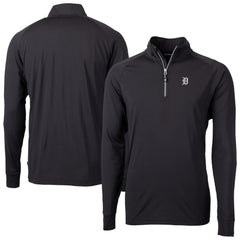 Detroit Tigers Cutter & Buck Adapt Eco Raglan Quarter-Zip Top - MLB Tops