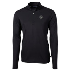 Chicago Cubs Cutter & Buck Virtue Eco Pique Quarter-Zip Jacket - MLB Jackets
