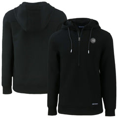 Chicago Cubs Cutter & Buck Roam Eco Recycled Half-Zip Pullover Hoodie - MLB Hoodies