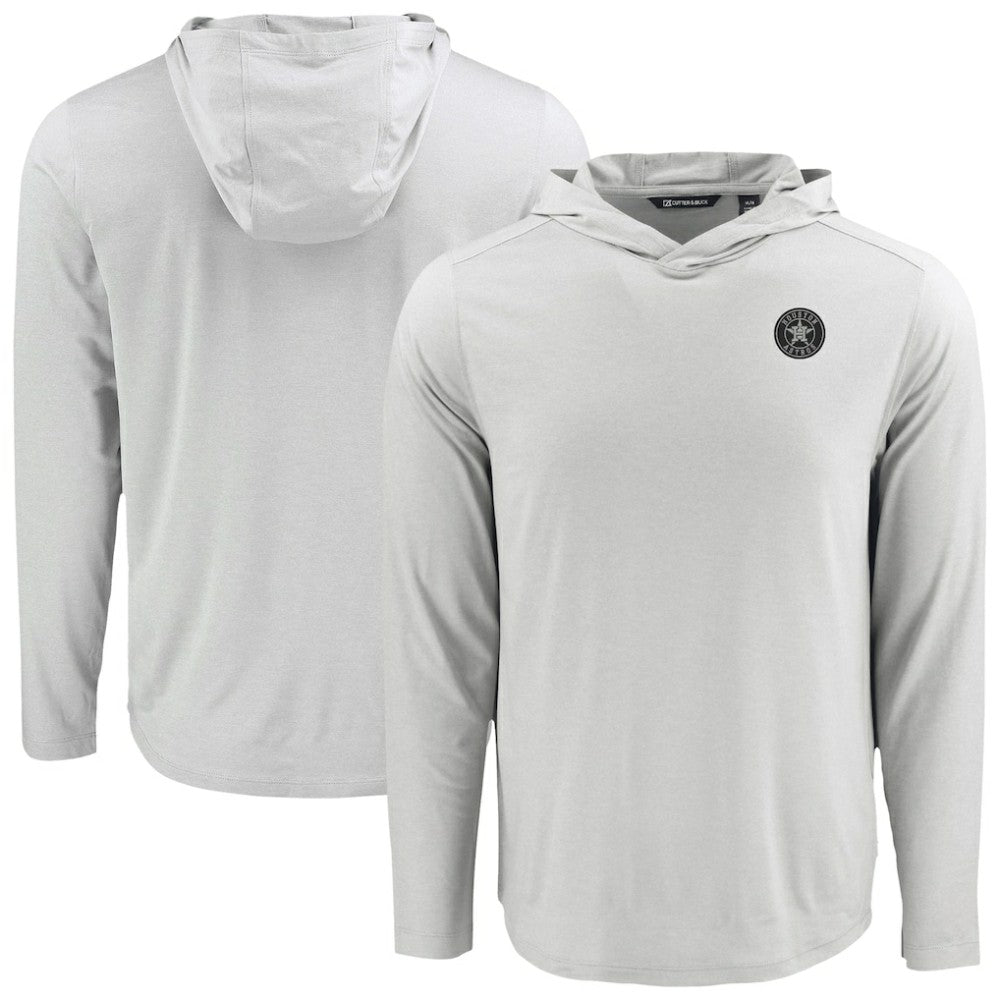 Houston Astros Cutter & Buck Coastline Epic Comfort Eco Recycled Long Sleeve Hoodie T-Shirt - MLB Hoodies