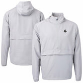 Boston Red Sox Cutter & Buck Charter Eco Recycled Anorak Half-Zip Hoodie Jacket - MLB Jackets