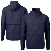 Boston Red Sox Cutter & Buck Charter Eco Recycled Anorak Half-Zip Hoodie Jacket - MLB Jackets