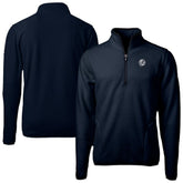 New York Yankees Cutter & Buck Cascade Eco Fleece Quarter-Zip Jacket - MLB Jackets