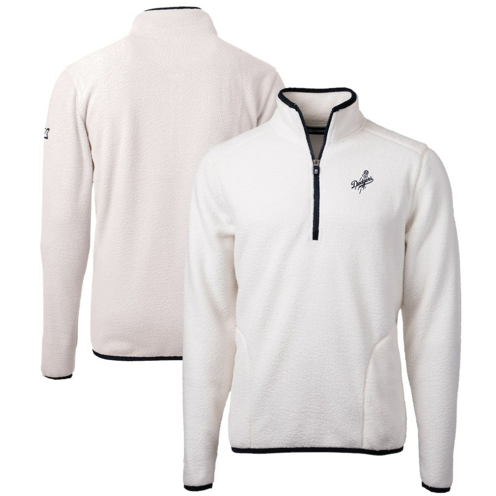 Los Angeles Dodgers Cutter & Buck Cascade Eco Fleece Quarter-Zip Jacket - MLB Jackets