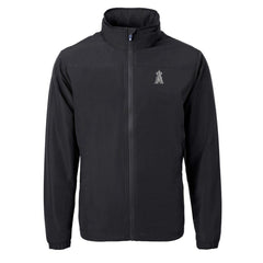 Los Angeles Angels Cutter & Buck Charter Eco Recycled Full-Zip Hoodie Jacket - MLB Jackets
