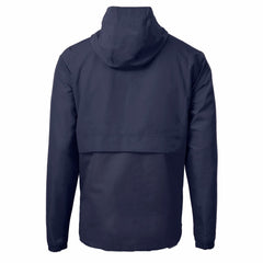 Milwaukee Brewers Cutter & Buck Charter Eco Recycled Anorak Half-Zip Hoodie Jacket - MLB Jackets