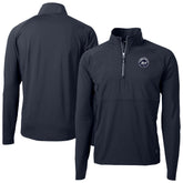 New York Mets Cutter & Buck Adapt Eco Hybrid Raglan DryTec Quarter-Zip Jacket - MLB Jackets