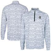 Philadelphia Phillies Cutter & Buck Traverse Eco Camo Tri-Blend DryTec Quarter-Zip Top - MLB Tops