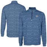 Philadelphia Phillies Cutter & Buck Traverse Eco Camo Tri-Blend DryTec Quarter-Zip Top - MLB Tops