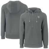 New York Yankees Cutter & Buck Roam Eco Recycled Tri-Blend Half-Zip Hoodie - MLB Hoodies