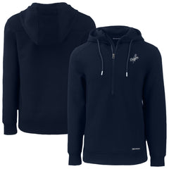 Los Angeles Dodgers Cutter & Buck Roam Eco Recycled Tri-Blend Half-Zip Hoodie - MLB Hoodies
