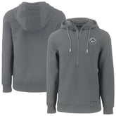 New York Mets Cutter & Buck Roam Eco Recycled Tri-Blend Half-Zip Hoodie - MLB Hoodies