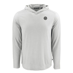 Washington Nationals Cutter & Buck Coastline Epic Comfort Eco Recycled Long Sleeve Hoodie T-Shirt - MLB Hoodies