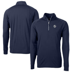 New York Yankees Cutter & Buck Big & Tall Adapt Eco DryTec Raglan Quarter-Zip Jacket - MLB Jackets